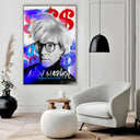 Quadro Stampa su Tela Art is Anything you Can Get Away With - CupidoDesign