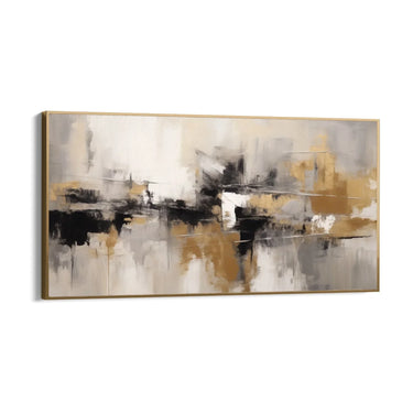 Quadro Stampa su Tela Astrattismo Nero - CupidoDesign