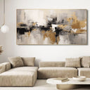 Quadro Stampa su Tela Astrattismo Nero - CupidoDesign