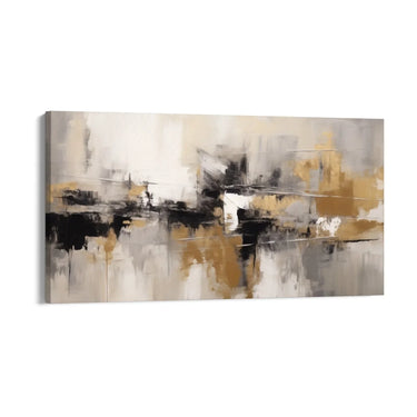 Quadro Stampa su Tela Astrattismo Nero - CupidoDesign