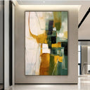 Quadro Stampa su Tela Astrattismo Verde - CupidoDesign