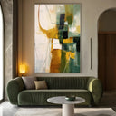 Quadro Stampa su Tela Astrattismo Verde - CupidoDesign