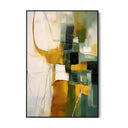 Quadro Stampa su Tela Astrattismo Verde - CupidoDesign