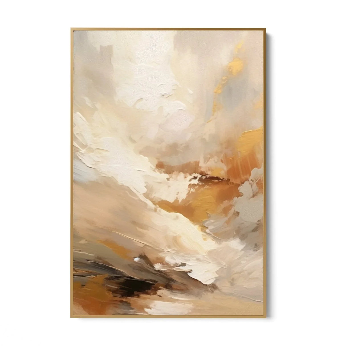 Quadro Stampa su Tela Astratto Dorato - CupidoDesign