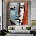 Quadro Stampa su Tela Astratto Squadrato - CupidoDesign