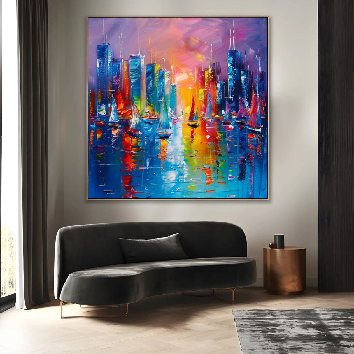 Quadro Stampa su Tela Atmosfera Luminosa - CupidoDesign