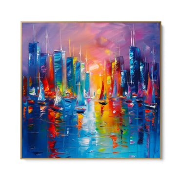 Quadro Stampa su Tela Atmosfera Luminosa - CupidoDesign