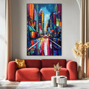 Quadro Stampa su Tela Attimo in Città - CupidoDesign