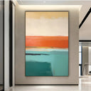 Quadro Stampa su Tela Aura colorata - CupidoDesign