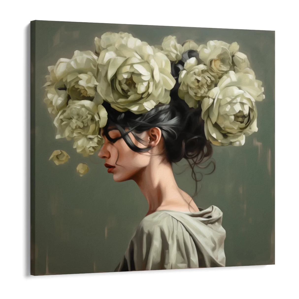 Quadro Stampa su Tela Aura di Fiori - CupidoDesign