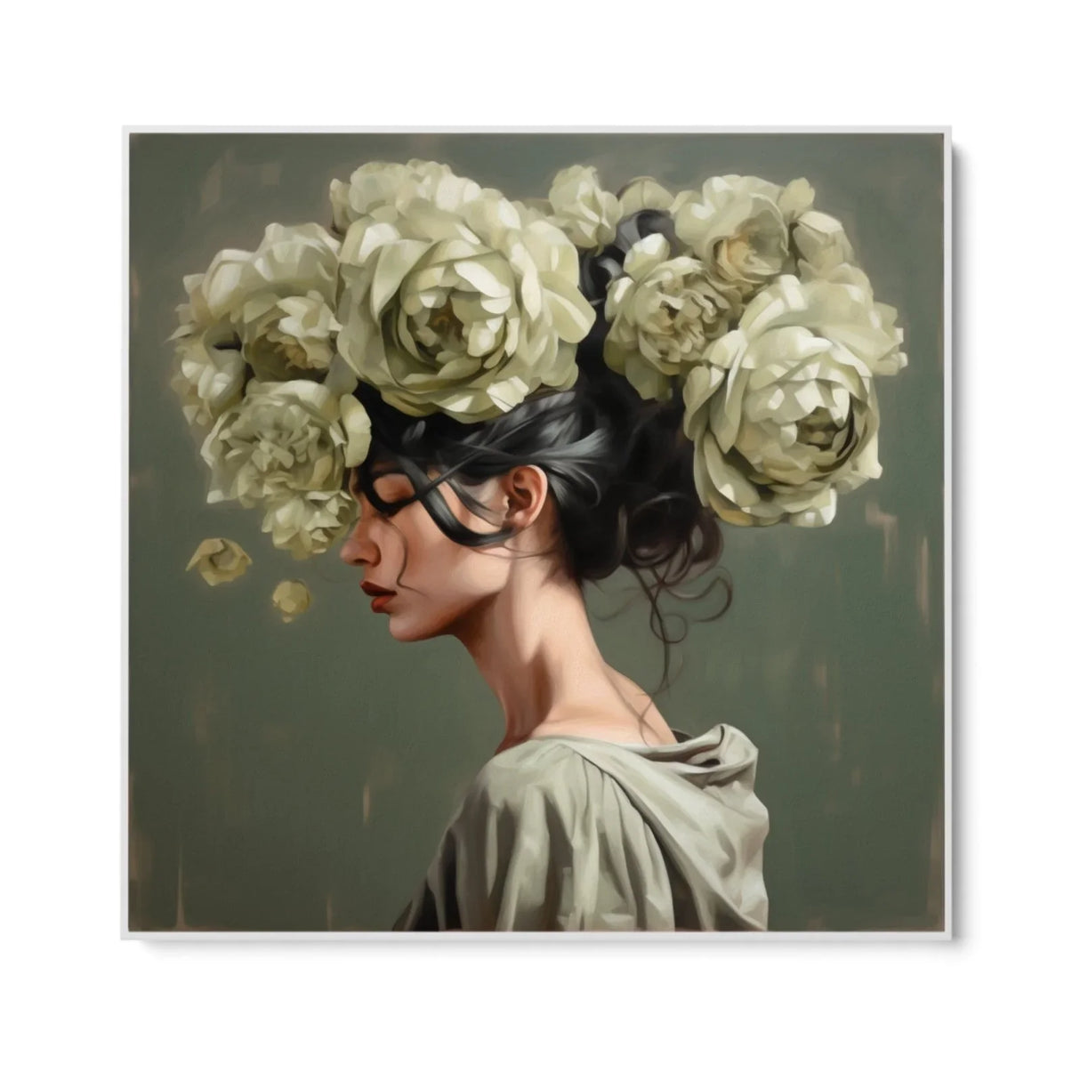 Quadro Stampa su Tela Aura di Fiori - CupidoDesign