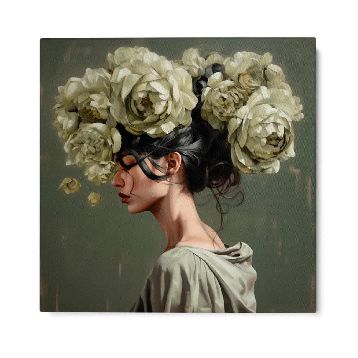 Quadro Stampa su Tela Aura di Fiori - CupidoDesign