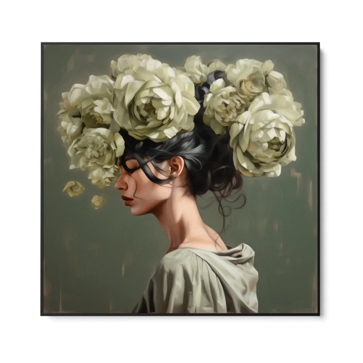 Quadro Stampa su Tela Aura di Fiori - CupidoDesign