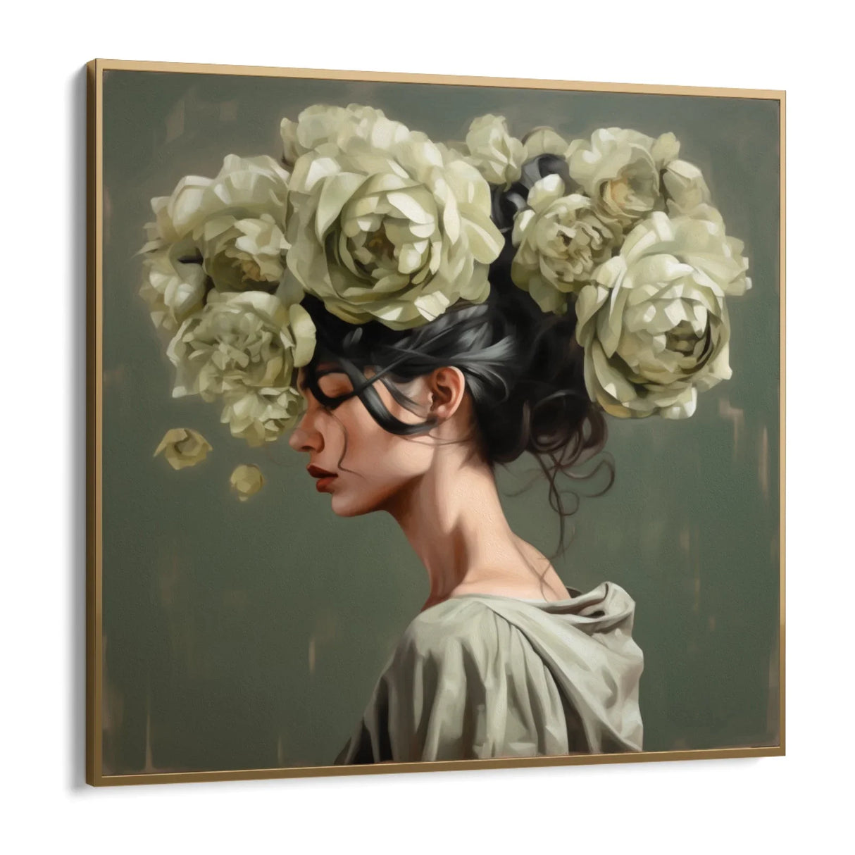 Quadro Stampa su Tela Aura di Fiori - CupidoDesign