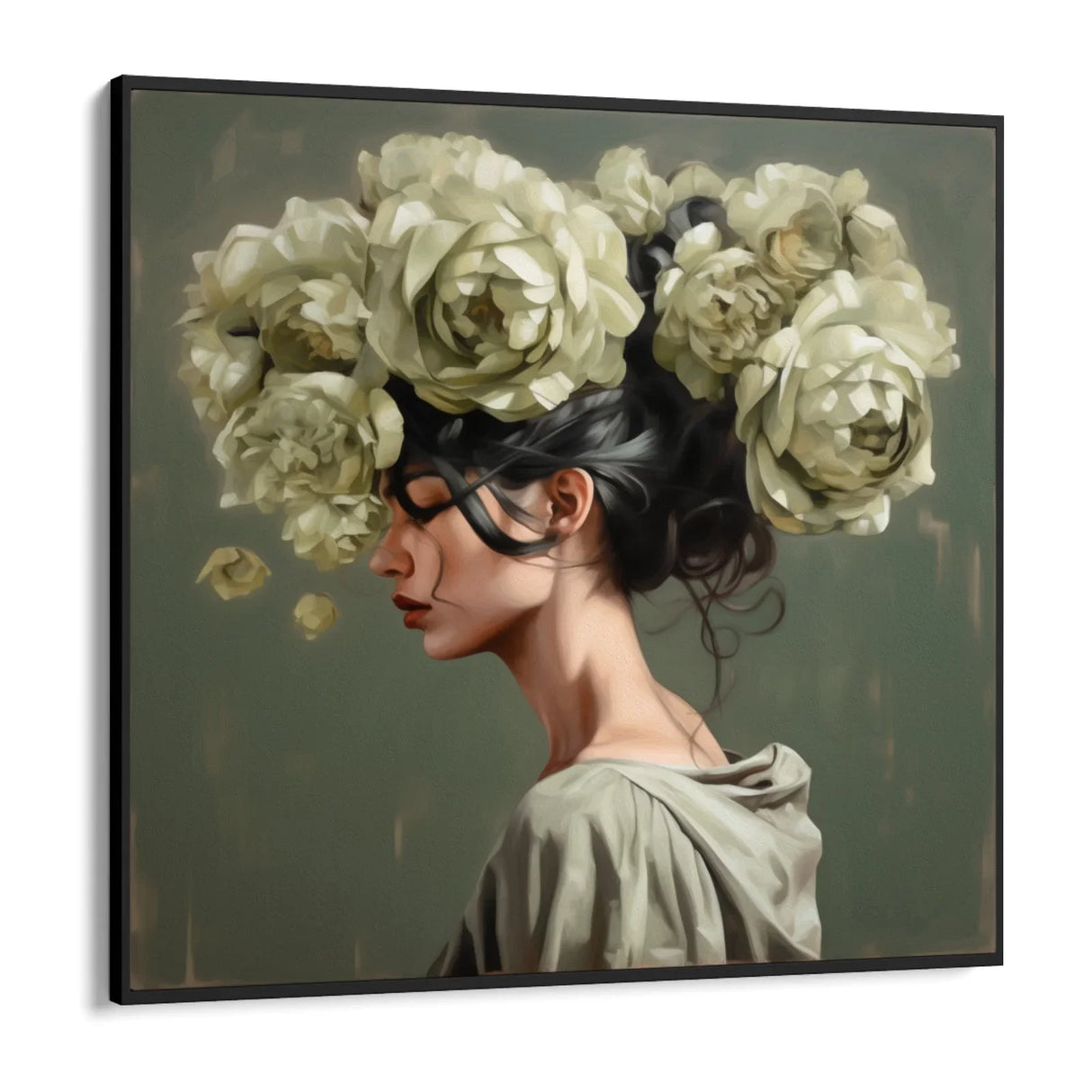 Quadro Stampa su Tela Aura di Fiori - CupidoDesign