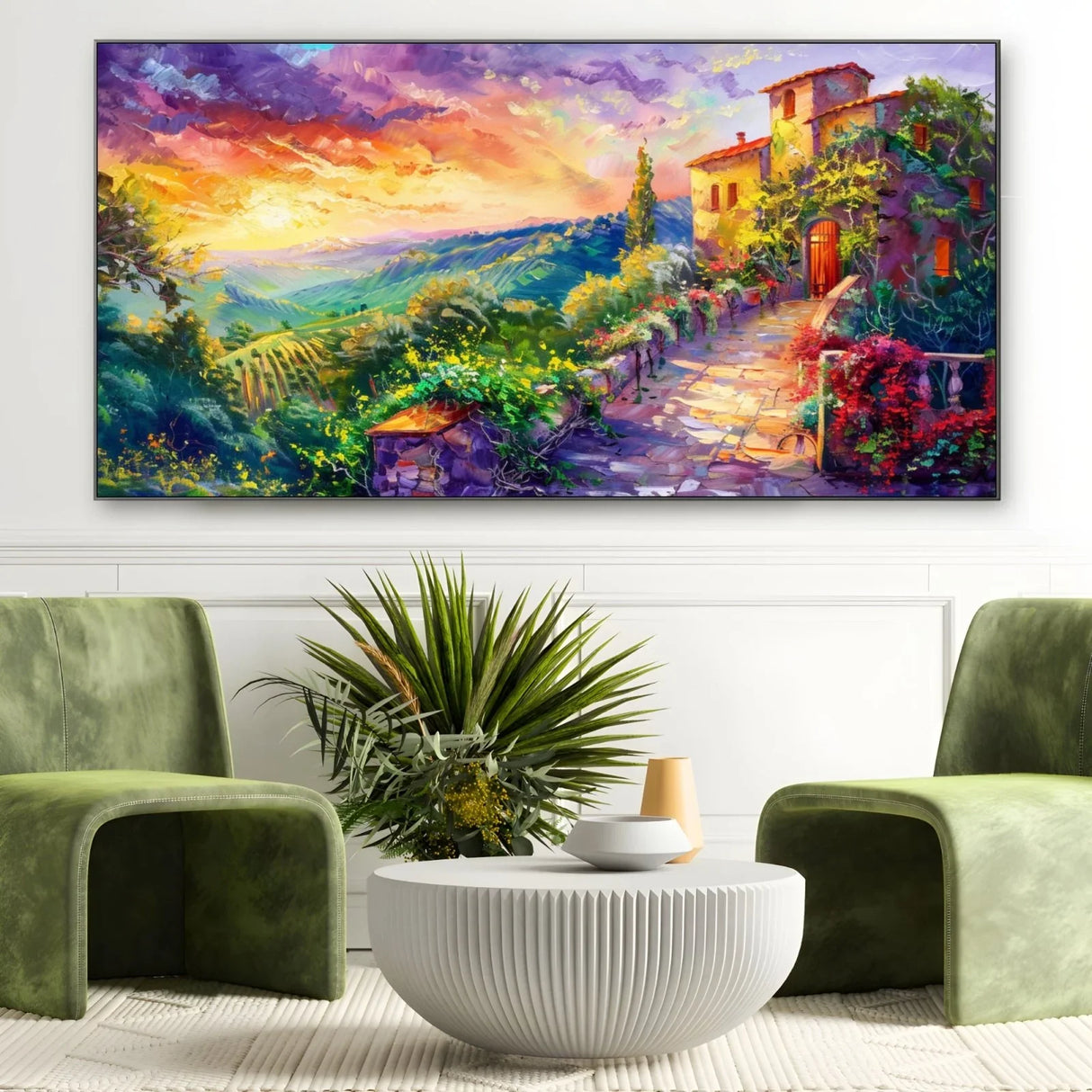 Quadro Stampa su Tela Aurora Siciliana - CupidoDesign