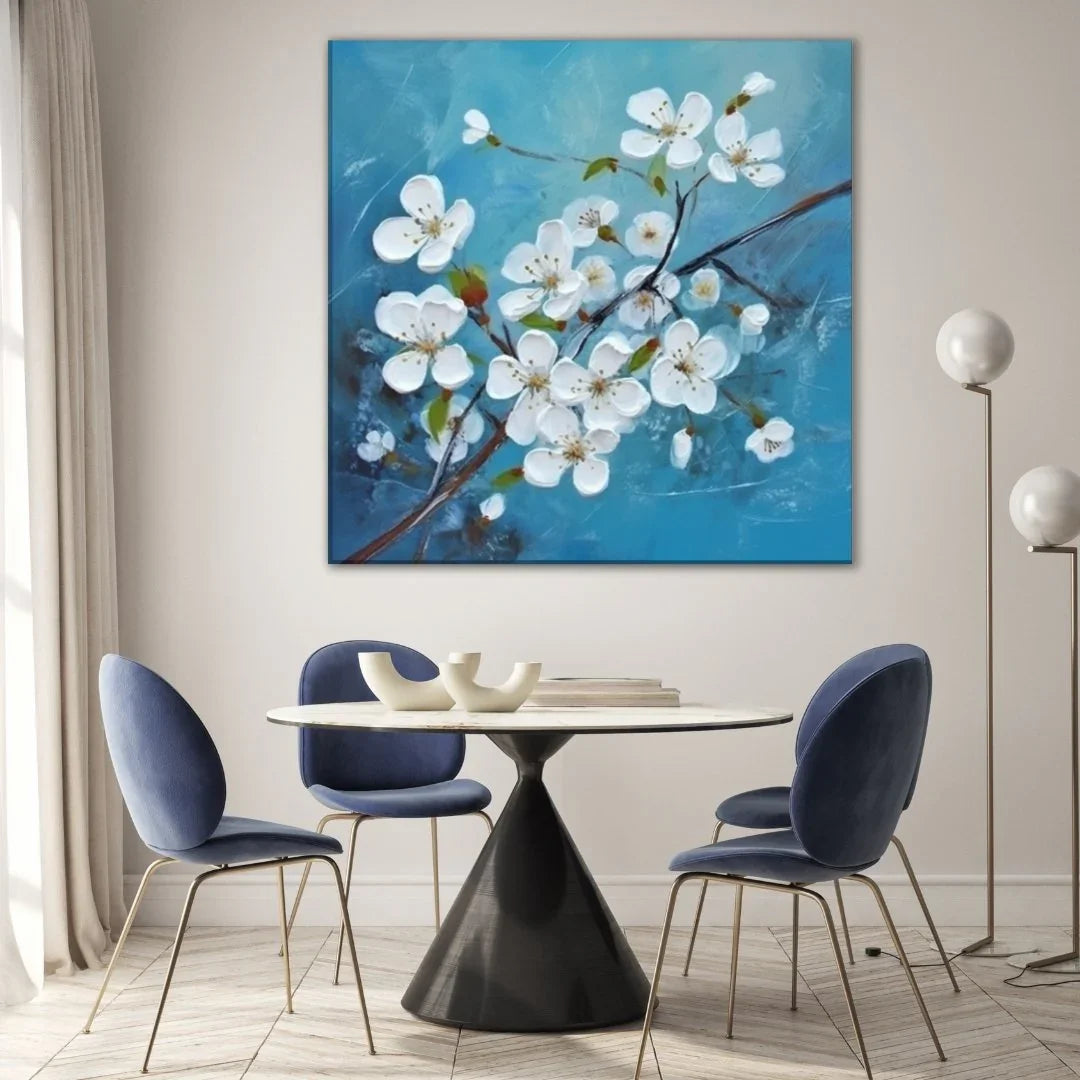 Quadro Stampa su Tela Azzurra Primavera - CupidoDesign
