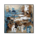 Quadro Stampa su Tela Azzurro Astratto - CupidoDesign
