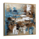 Quadro Stampa su Tela Azzurro Astratto - CupidoDesign