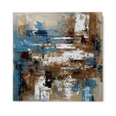 Quadro Stampa su Tela Azzurro Astratto - CupidoDesign