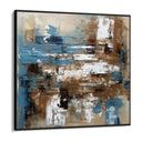 Quadro Stampa su Tela Azzurro Astratto - CupidoDesign