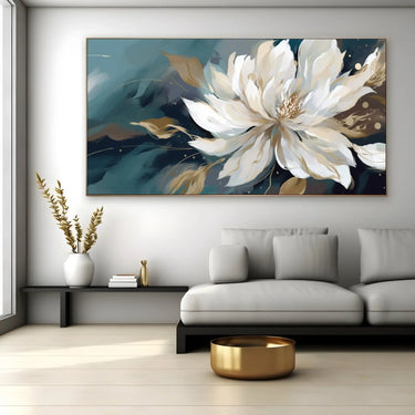 Quadro Stampa su Tela Azzurro Festoso - CupidoDesign