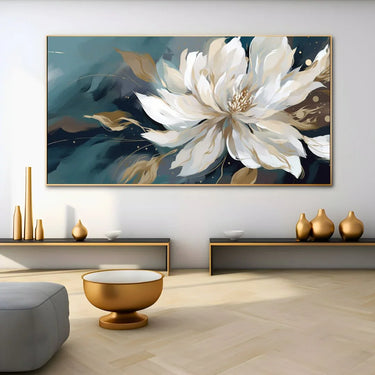 Quadro Stampa su Tela Azzurro Festoso - CupidoDesign