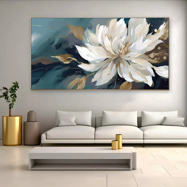 Quadro Stampa su Tela Azzurro Festoso - CupidoDesign