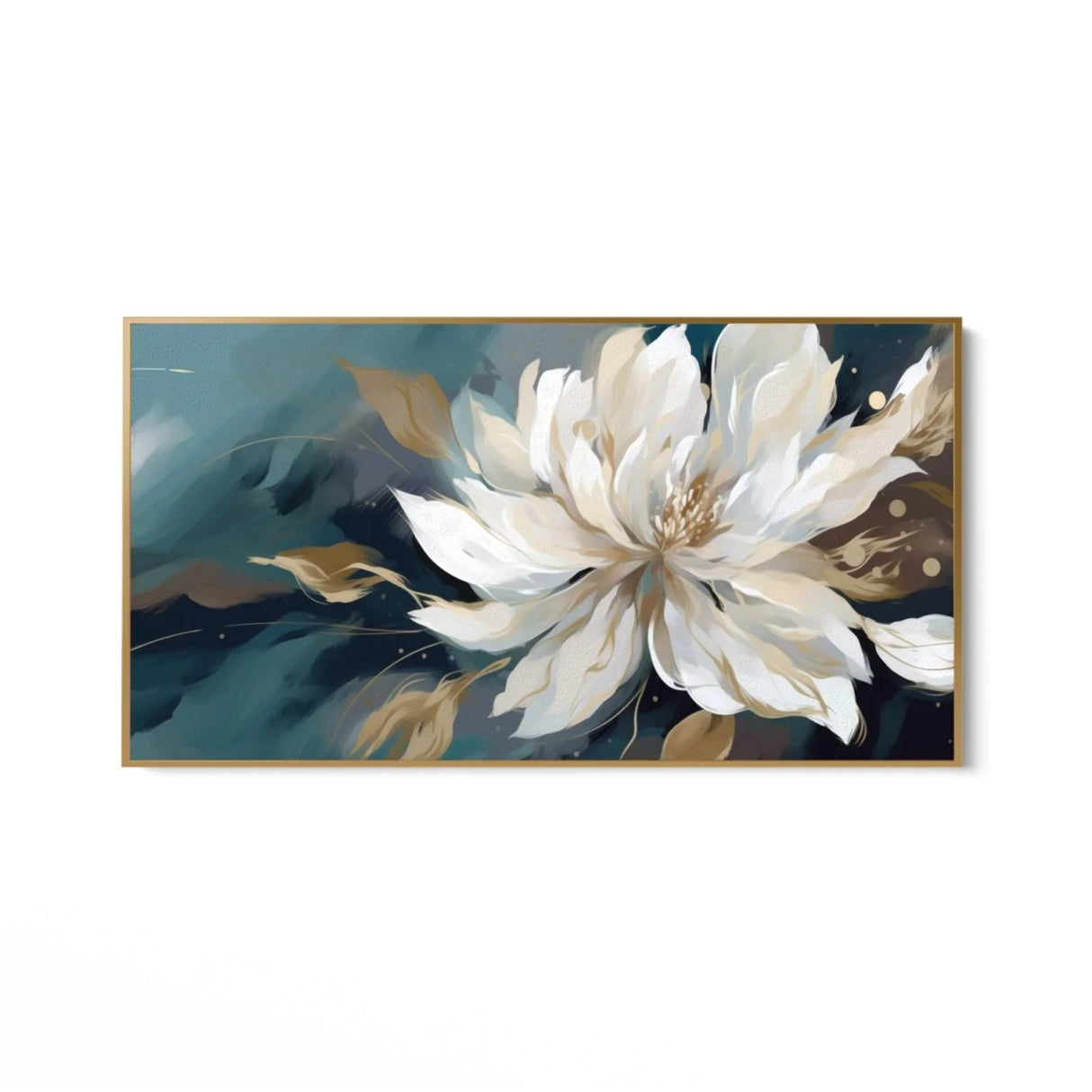 Quadro Stampa su Tela Azzurro Festoso - CupidoDesign