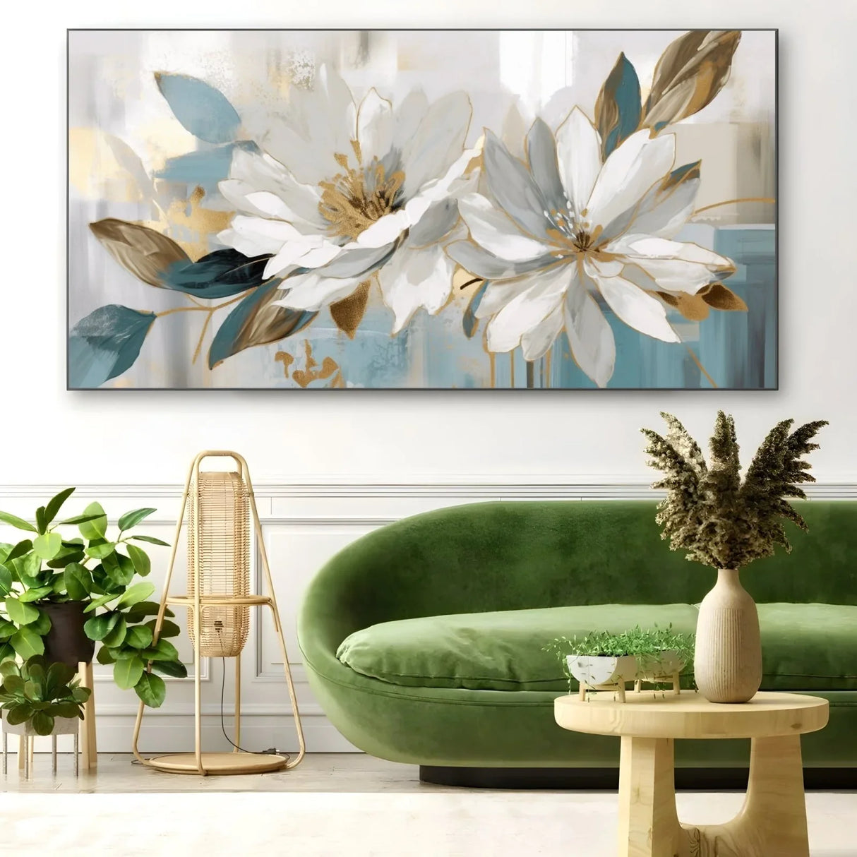 Quadro Stampa su Tela Azzurro Incantato - CupidoDesign