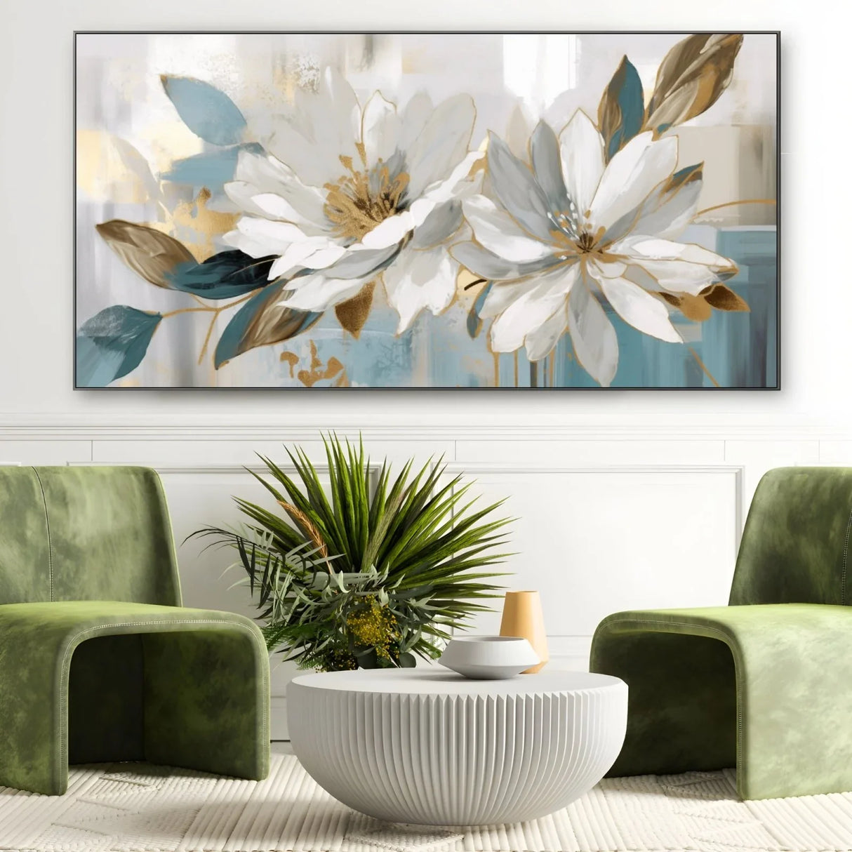 Quadro Stampa su Tela Azzurro Incantato - CupidoDesign