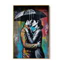 Quadro Stampa su Tela Bacio Graffiti - CupidoDesign