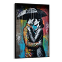 Quadro Stampa su Tela Bacio Graffiti - CupidoDesign