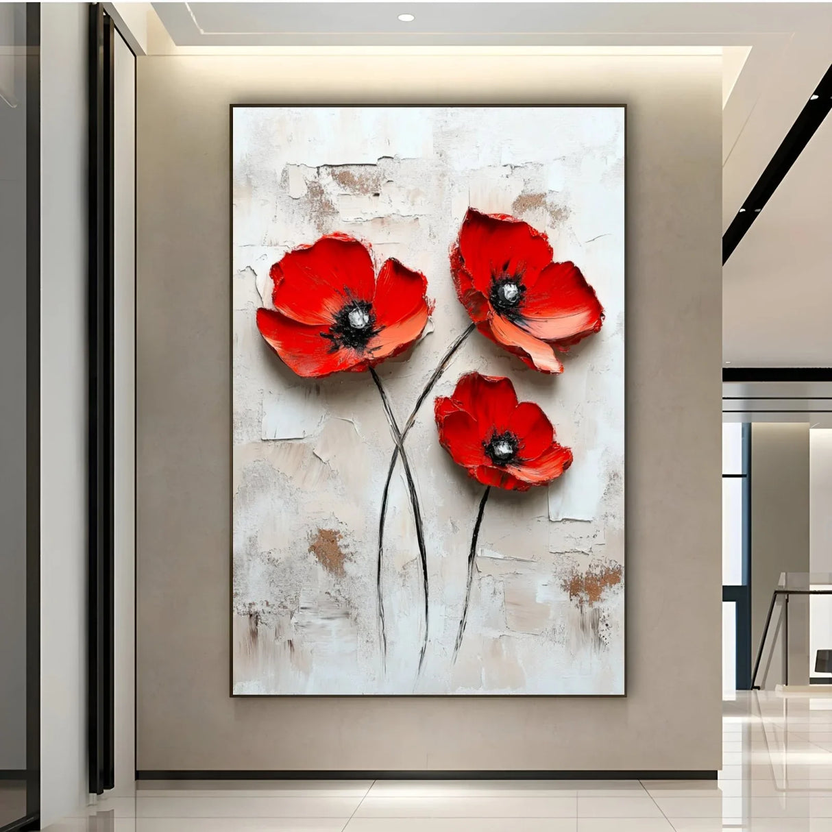 Quadro Stampa su Tela Bagliore Riflesso - CupidoDesign