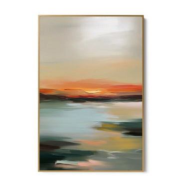 Quadro Stampa su Tela Bagliore Semplice - CupidoDesign