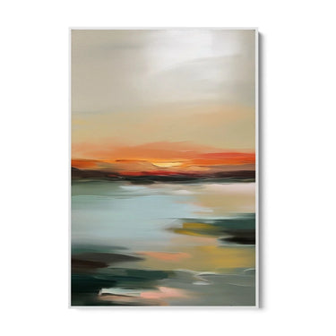 Quadro Stampa su Tela Bagliore Semplice - CupidoDesign