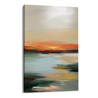 Quadro Stampa su Tela Bagliore Semplice - CupidoDesign