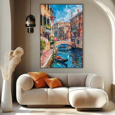 Quadro Stampa su Tela Bagliori di Venezia, Italia - CupidoDesign