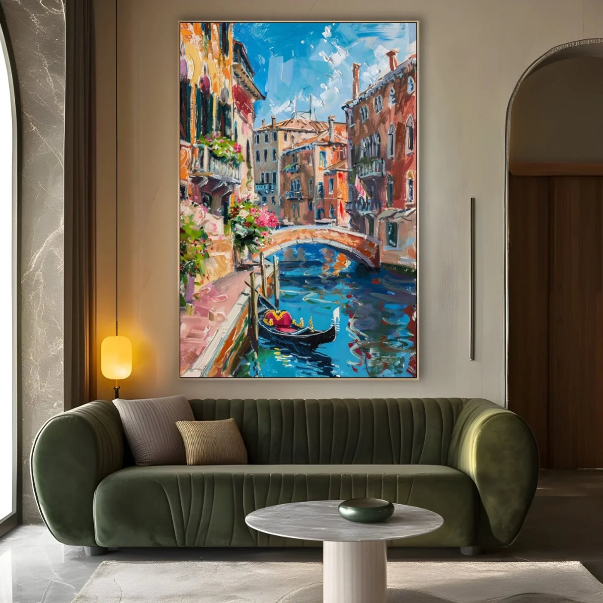 Quadro Stampa su Tela Bagliori di Venezia, Italia - CupidoDesign