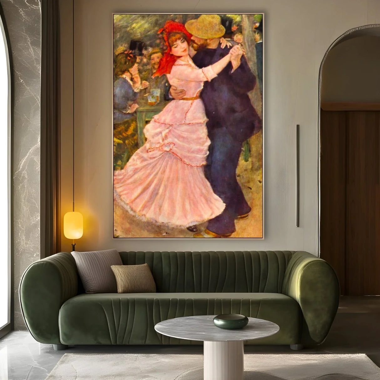 Quadro Stampa su Tela Ballo a Bougival, Pierre-Auguste Renoir - CupidoDesign