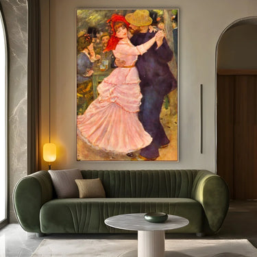 Quadro Stampa su Tela Ballo a Bougival, Pierre-Auguste Renoir - CupidoDesign
