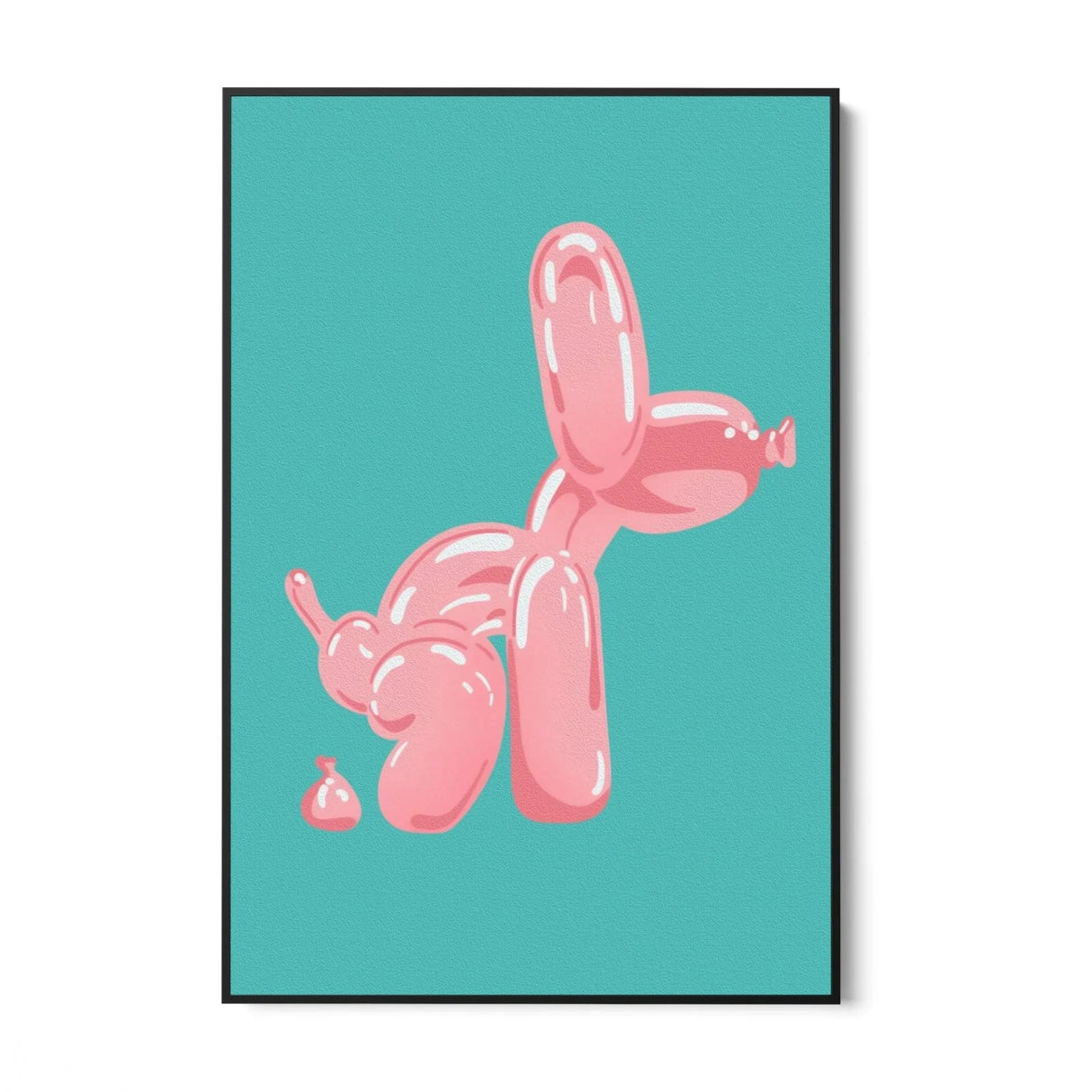 Quadro Stampa su Tela Balloon Dog Pink - CupidoDesign