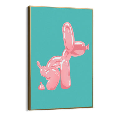 Quadro Stampa su Tela Balloon Dog Pink - CupidoDesign