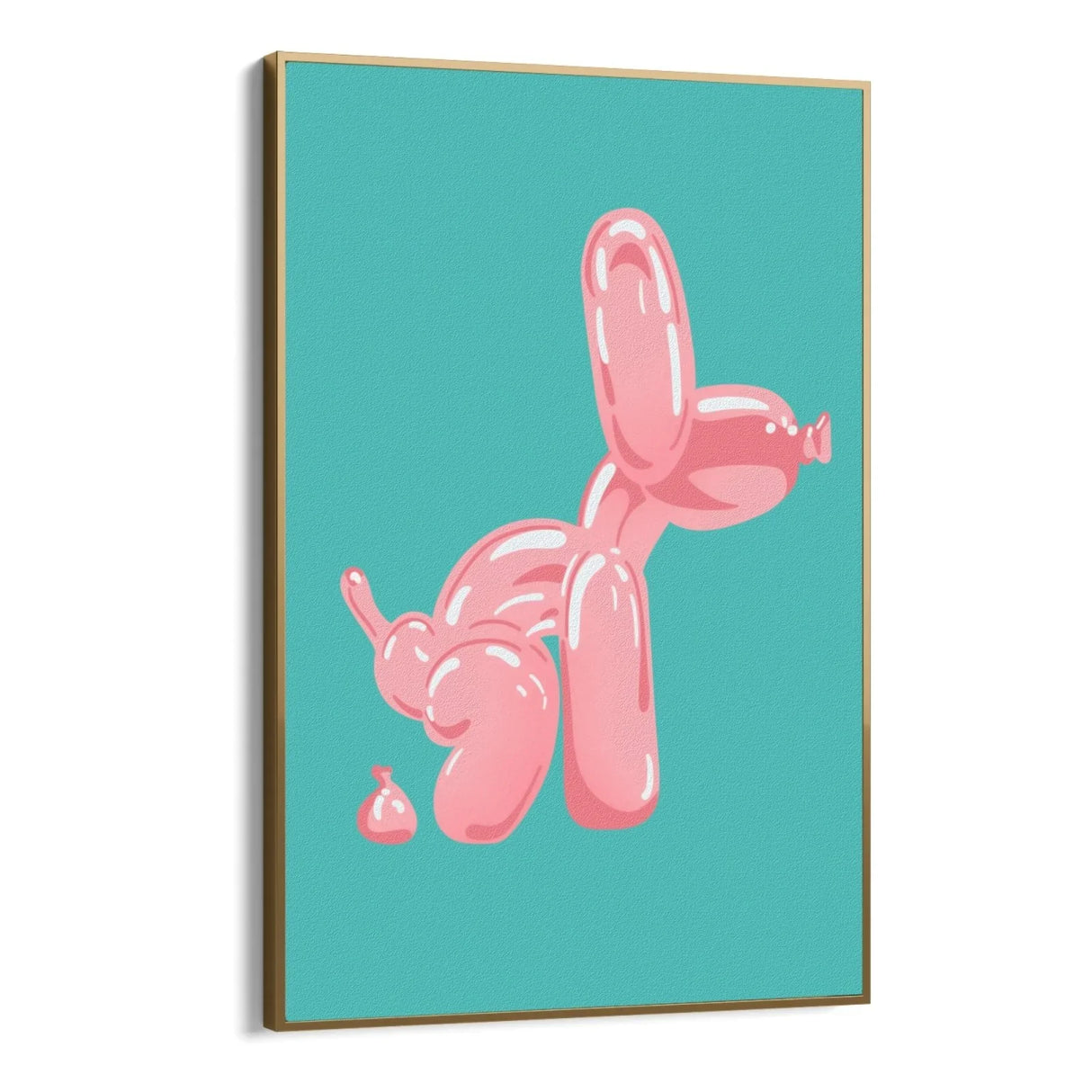 Quadro Stampa su Tela Balloon Dog Pink - CupidoDesign