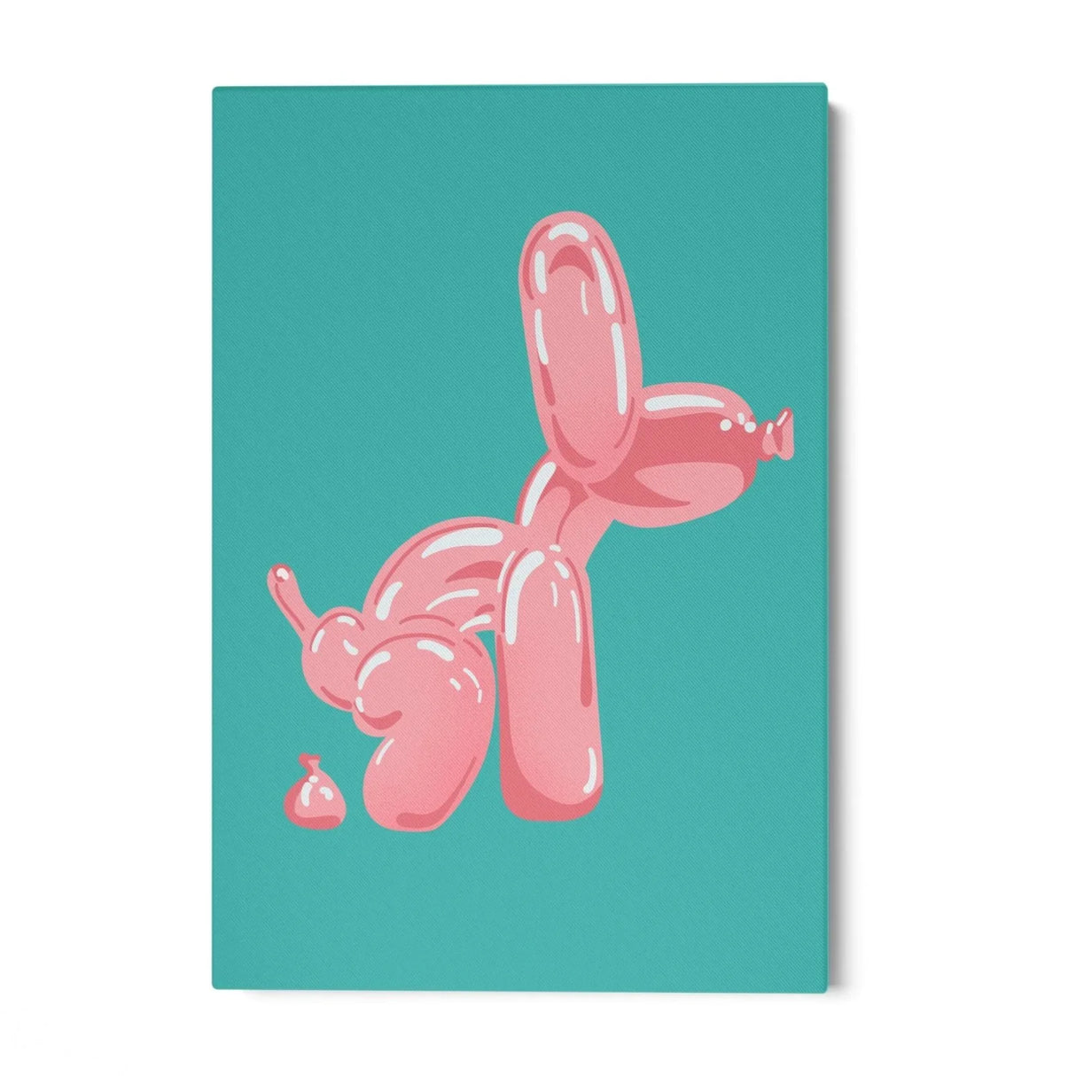 Quadro Stampa su Tela Balloon Dog Pink - CupidoDesign