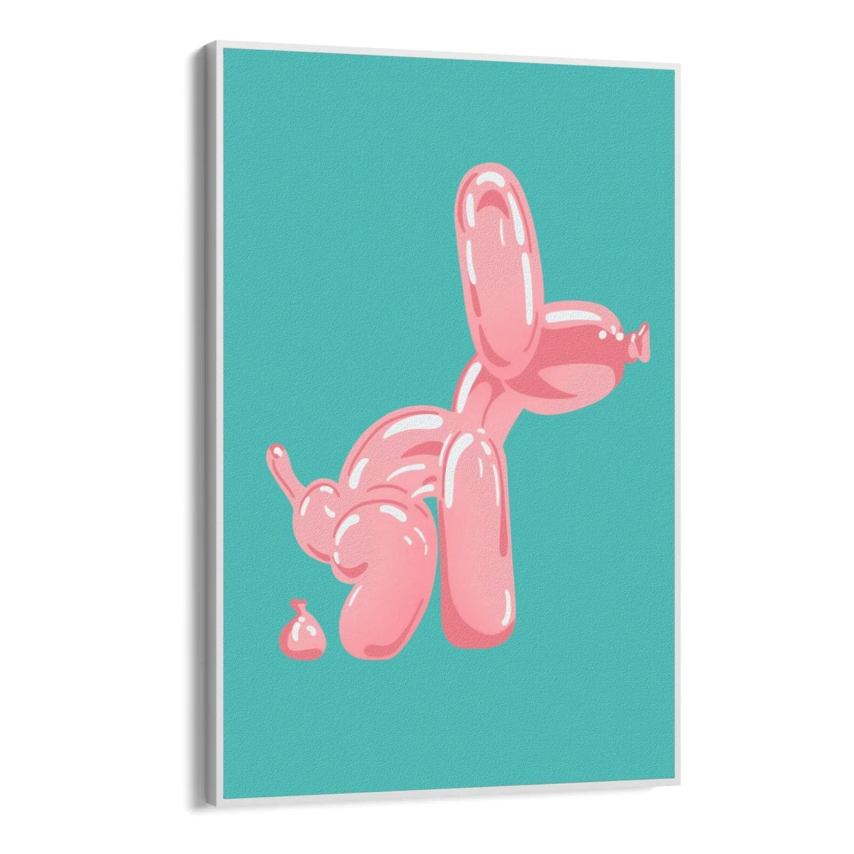 Quadro Stampa su Tela Balloon Dog Pink - CupidoDesign