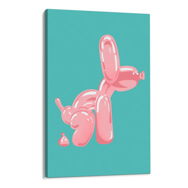 Quadro Stampa su Tela Balloon Dog Pink - CupidoDesign