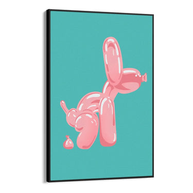 Quadro Stampa su Tela Balloon Dog Pink - CupidoDesign
