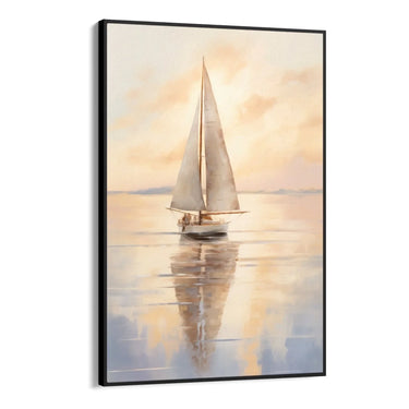 Quadro Stampa su Tela Barca dorata - CupidoDesign