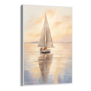 Quadro Stampa su Tela Barca dorata - CupidoDesign